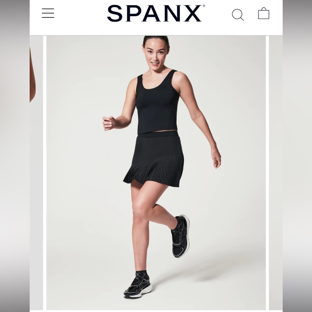 Yes, Pleats! Skort, 14" Black XL NWT